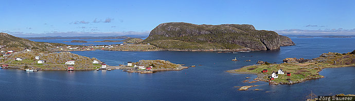 atlantic Ocean, CAN, Canada, fishing huts, fishing village, Kittiwake Coast, Newfoundland, Salvage, Kanada