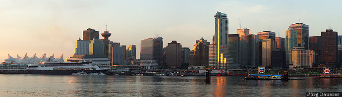 British Columbia, CAN, Canada, Coal Harbour, Downtown Vancouver, harbour, Lookout, Kanada