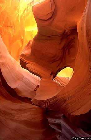 Antelope Canyon, sandstone, entrance, slot canyon, Page, Arizona, United States, USA, Vereinigte Staten, AZ