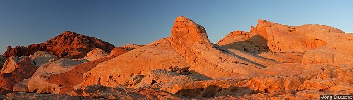 United States, Nevada, Overton, Kaolin, morning light, rocks, sandstone, USA, Vereinigte Staten