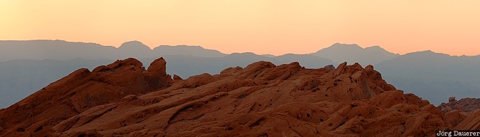 United States, Nevada, Overton, Kaolin, rocks, sandstone, silhouette, USA, Vereinigte Staten