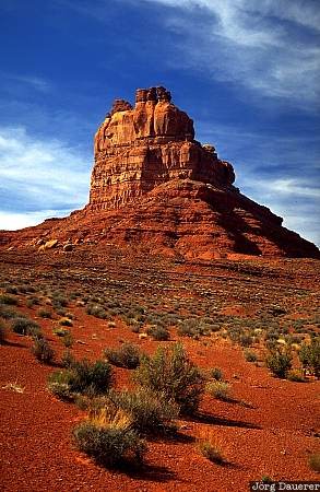 Butte, Valley of the Gods, Utah, United States, UT, USA, Vereinigte Staten