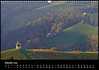Calendar Alps October: Vineyard