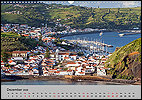Calendar Azoren December: Horta, Faial