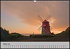 Calendar Azoren March: Ponta Rasa windmill, Pico
