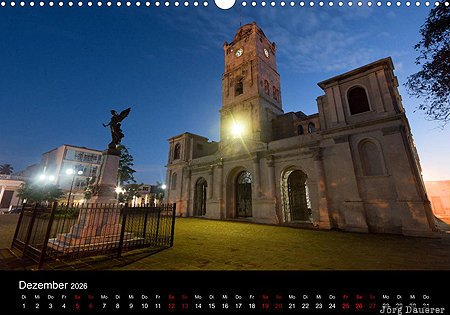 Holguin, province Holguin, cuba, Kuba, calendar, December, German