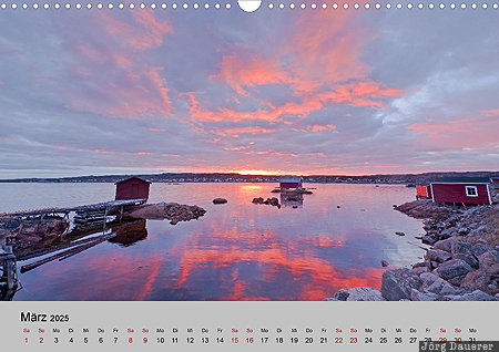 Joe Batt's Arm, Fogo Island, Newfoundland and Labrador, Canada, Neufundland, Newfoundland, calendar, Kanada