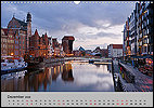 Calendar Polen December: Gdansk