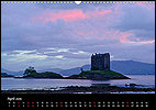 Calendar Scotland April: Castle Stalker