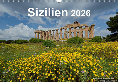 Temple of Hera, Selinunte, Sicily, Sizilien, Italy, calendar, title, Italien, Italia, Sicilia