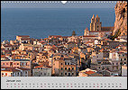 Calendar Sicily January: Cefalu