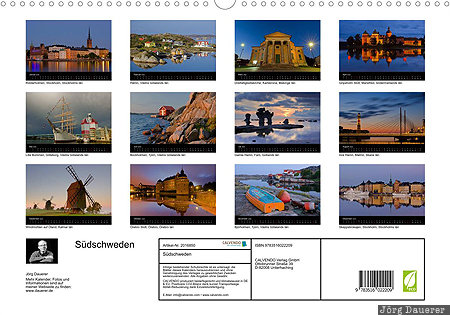 Calendar South Sweden, Index Page, calendar, title, Sweden