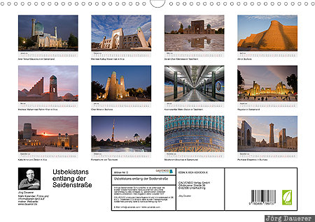 Uzbekistan, calendar, Index Page, German
