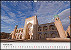 Calendar Uzbekistan February: Kutlugmurad Inak Madrasah