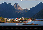 Calendar Norway May: Reine